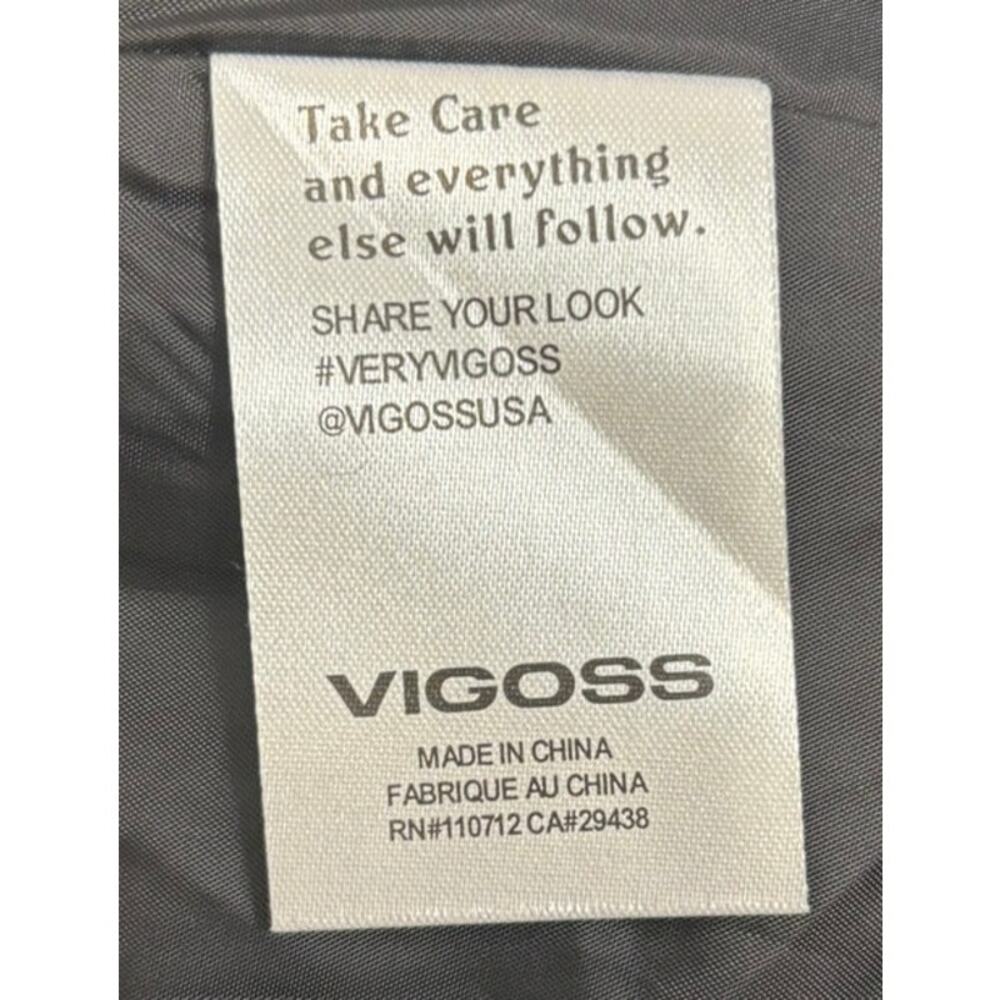 NWT Vigoss Faux Leather Blazer - Black - Size 3x - Picture 6 of 8